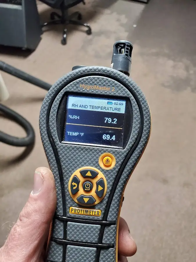 Moisture meter humidity assessment for Mold Remediation & Removal in Elizabeth City